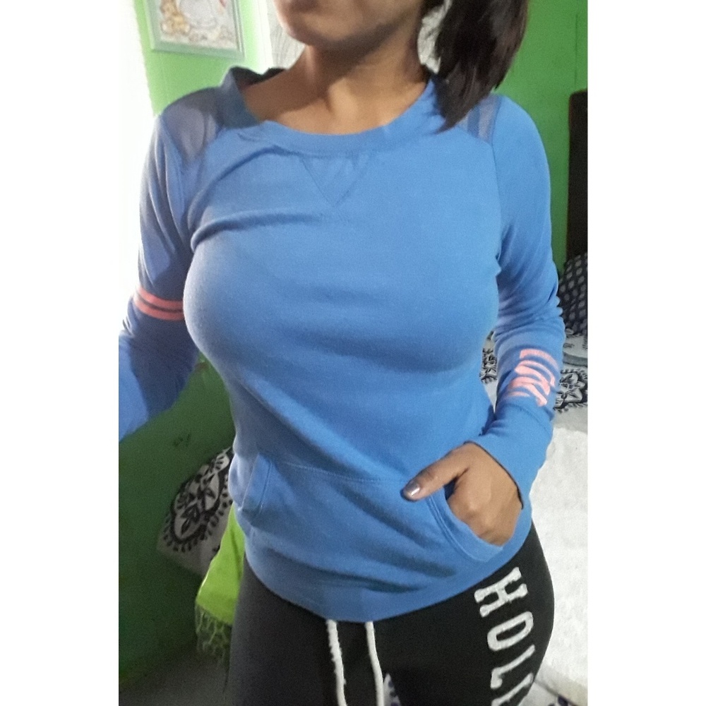 Blue sweatshirt